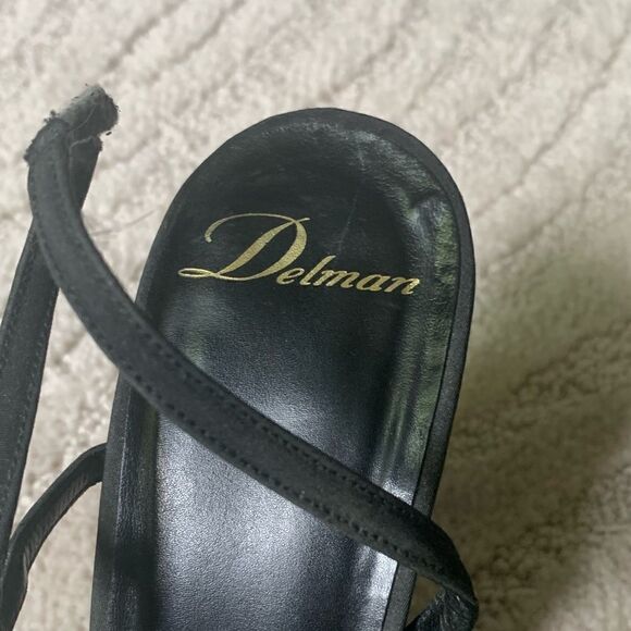 Delman Black Lace Heels - Picture 5 of 7